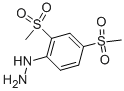 结构式 CAS# 57396-91-5, 2,4-二(甲基磺酰基)苯基肼