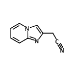 结构式 CAS# 57892-77-0, 咪唑并[1,2-a]吡啶-2-基乙腈