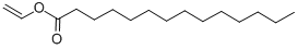 structure of CAS# 5809-91-6, Myristic Acid Vinyl Ester;MYRISTIC ACID VINYL ESTER (STABILIZED WITH HQ) 99+%;Vinyl Myristate (Stabilized With MEHQ);Tetradecanoic Acid Vinyl Ester