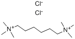 结构式 CAS# 60-25-3, N,N,N,N',N',N'-六甲基-1,6-己烷二铵二氯化物