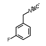 结构式 CAS# 602261-87-0, 1-氟-3-(异氰基甲基)苯