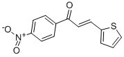 结构式 CAS# 6028-92-8, 1-(4-硝基苯基)-3-(2-噻吩基)-丙-2-烯-1-酮