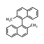 结构式 CAS# 60536-98-3, 2,2'-二甲基-1,1'-联萘