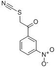 结构式 CAS# 6097-22-9, 3-硝基苯甲酰甲基硫氰酸酯