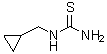 结构式 CAS# 618913-44-3, 1-(环丙基甲基)硫脲