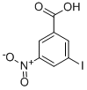 structure of CAS# 6313-17-3, 3-Iodo-5-Nitrobenzoic Acid;3-Iodo-5-Nitro-Benzoic Acid;Nsc40643;Nsc 40643