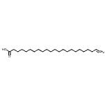structure of CAS# 65119-95-1, 22-Tricosenoic acid;2,2-Tricosenoic acid;22-TRICOSENOICACID;LMFA01030091