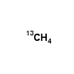 结构式 CAS# 6532-48-5, (<sup>13</sup>C)甲烷