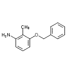结构式 CAS# 65361-82-2, 3-(苄氧基)-2-甲基苯胺
