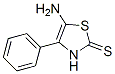 结构式 CAS# 6964-10-9, 5-氨基-4-苯基-2(3H)-噻唑硫酮