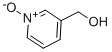structure of CAS# 6968-72-5, 3-Pyridinemethanol N-Oxide;(1-Oxido-3-Pyridin-1-Iumyl)Methanol;184446_Aldrich;3-Pyridinemethanol N-Oxide