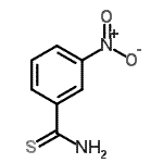 结构式 CAS# 70102-34-0, 3-硝基硫代苯甲酰胺