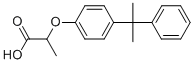 structure of CAS# 70757-66-3, 2-[4-(1-Methyl-1-Phenylethyl)Phenoxy]Propanoic Acid;2-[4-(1-Methyl-1-Phenyl-Ethyl)Phenoxy]Propanoic Acid;2-[4-(1-Methyl-1-Phenylethyl)Phenoxy]Propanoic Acid;2-[4-(1-Methyl-1-Phenyl-Ethyl)Phenoxy]Propionic Acid