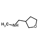 结构式 CAS# 7179-93-3, N-甲基-1-(四氢-3-呋喃基)甲胺