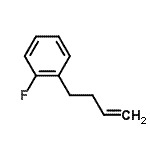 结构式 CAS# 71813-51-9, 1-(3-丁烯-1-基)-2-氟苯