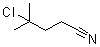 结构式 CAS# 72144-70-8, 4-氯-4-甲基戊腈