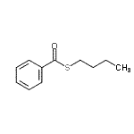 结构式 CAS# 7269-35-4, S-丁基苯硫代甲酸酯