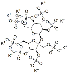 结构式 CAS# 73264-44-5, 蔗糖八硫酸酯钾盐