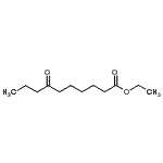 结构式 CAS# 73276-75-2, 乙基7-氧代癸酸酯