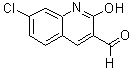 结构式 CAS# 73568-43-1, 7-氯-2-羟基喹啉-3-甲醛