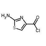 结构式 CAS# 749795-92-4, 2-氨基-1,3-噻唑-4-甲酰氯