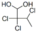 结构式 CAS# 76-40-4, 2,2,3-三氯丁烷-1,1-二醇