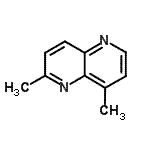 结构式 CAS# 764717-59-1, 2,8-二甲基-1,5-萘啶