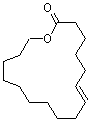 结构式 CAS# 7779-50-2, (7E)-氧杂环十七碳-7-烯-2-酮