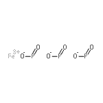 structure of CAS# 7783-84-8, Iron(III) hypophosphite;iron tris(phosphinate)