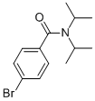 结构式 CAS# 79606-46-5, 4-溴-N,N-二异丙基苯甲酰胺