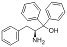 结构式 CAS# 79868-78-3, (S)-(-)-2-氨基-1,1,3-三苯基-1-丙醇