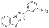 结构式 CAS# 79890-07-6, 3-咪唑并[2,1-b][1,3]苯并噻唑-2-基苯胺