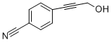 structure of CAS# 80151-16-2, 4-(3-Hydroxy-Prop-1-Ynyl)-Benzonitrile;4-(3-HYDROXY-PROP-1-YNYL)-BENZONITRILE;4-(3-HYDROXY-1-PROPYNYL)BENZONITRILE;3-(4-CYANOPHENYL)PROP-2-YN-1-OL