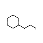 结构式 CAS# 80203-35-6, (2-碘乙基)环己烷