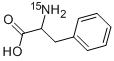 structure of CAS# 81387-53-3, DL-Phenylalanine-15N