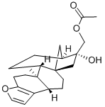 结构式 CAS# 81760-48-7, 咖啡醇乙酸酯