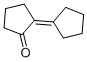 structure of CAS# 825-25-2, 2-Cyclopentylidenecyclopentanone;2-Cyclopentylidene-1-Cyclopentanone;Zinc01253601;St5411419
