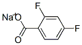 结构式 CAS# 83198-07-6, 2,4-二氟苯甲酸钠