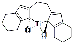 结构式 CAS# 83462-46-8, 二氯-(R,R)-乙烯二-(4,5,6,7-四氢-1-茚基)-钛