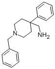 结构式 CAS# 84176-77-2, 1-苄基-4-苯基哌啶-4-甲胺
