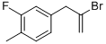 structure of CAS# 842140-41-4, 2-Bromo-3-(3-Fluoro-4-Methylphenyl)Prop-1-Ene;2-Bromo-3-(3-Fluoro-4-Methylphenyl)Prop-1-Ene