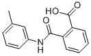 结构式 CAS# 85-72-3, N-间甲苯基邻氨基甲酰苯甲酸