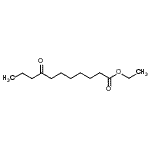 结构式 CAS# 858794-06-6, 乙基8-氧代十一烷酸酯