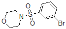structure of CAS# 871269-13-5, 4-[(3-Bromophenyl)Sulfonyl]-Morpholine;4-[(3-Bromophenyl)Sulphonyl]Morpholine 95%;4-[(3-Bromobenzene)Sulfonyl]Morpholine;4-[(3-BROMOPHENYL)SULPHONYL]MORPHOLINE