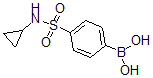 structure of CAS# 871329-67-8, B-[4-[(Cyclopropylamino)Sulfonyl]Phenyl]-Boronic Acid;4-(N-Cyclopropylsulphonamido)Benzeneboronic Acid 98%;4-(N-Cyclopropylsulphamoyl)Benzeneboronic Acid 98%;4-(Cyclopropylsulfamoyl)Benzeneboronic Acid, 98%