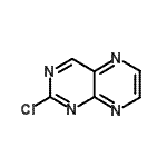 结构式 CAS# 875231-98-4, 2-氯蝶啶