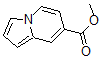 结构式 CAS# 887602-89-3, 7-吲哚嗪羧酸甲酯