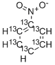 结构式 CAS# 89059-37-0, 硝基苯(13C6)