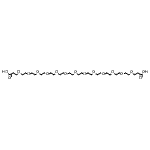 structure of CAS# 892155-64-5, 4,7,10,13,16,19,22,25,28,31,34,37,40-Tridecaoxatritetracontane-1,43-dioic acid;Bis-PEG13-acid;O,O′-Bis(2-carboxyethyl)dodecaethylene glycol;O,O'-Bis(2-carboxyethyl)dodecaethylene glycol