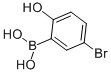 结构式 CAS# 89598-97-0, (5-溴-2-羟基)苯硼酸